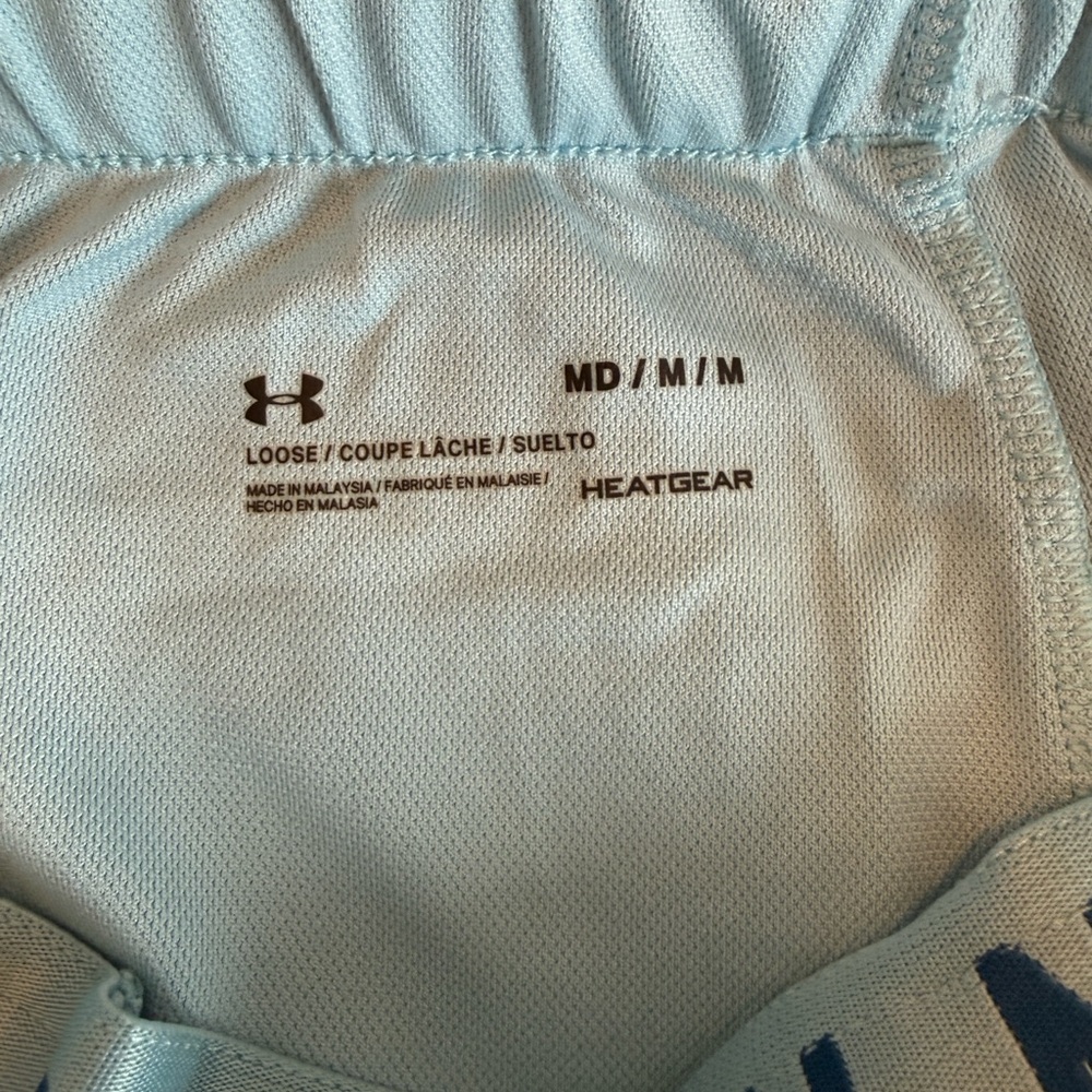 Under Armour Light Blue Women’s Loose Athletic Shorts - Picture 3 of 3